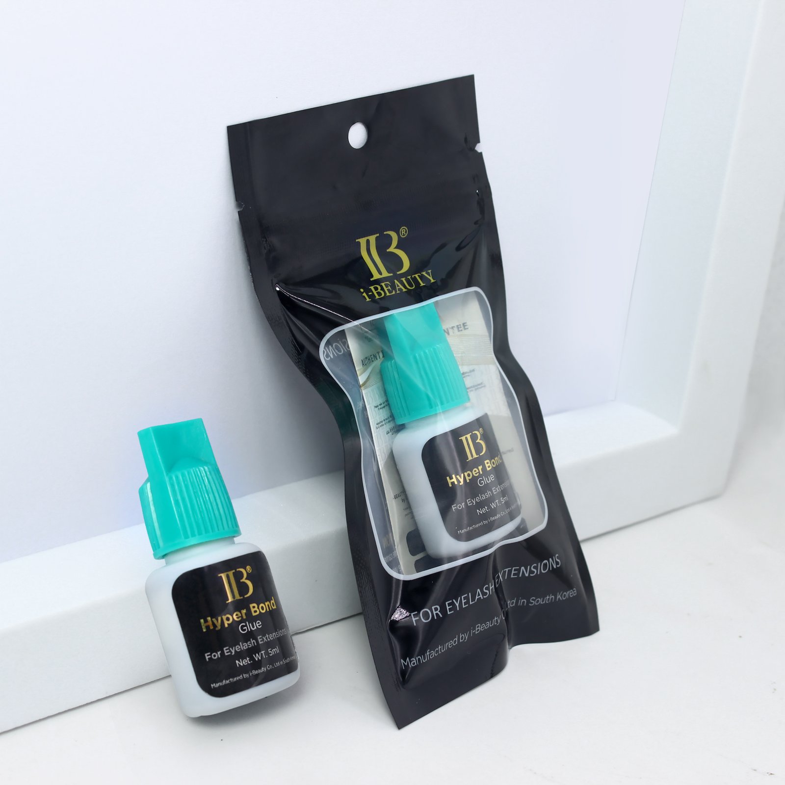 IBeauty Hyper Bond Cyan Cap 5ml 0.5Sec for Eyelash Extensions Glue Makeup Tools Korea Beauty Health Shop Quick Drying False Lash - Image 5