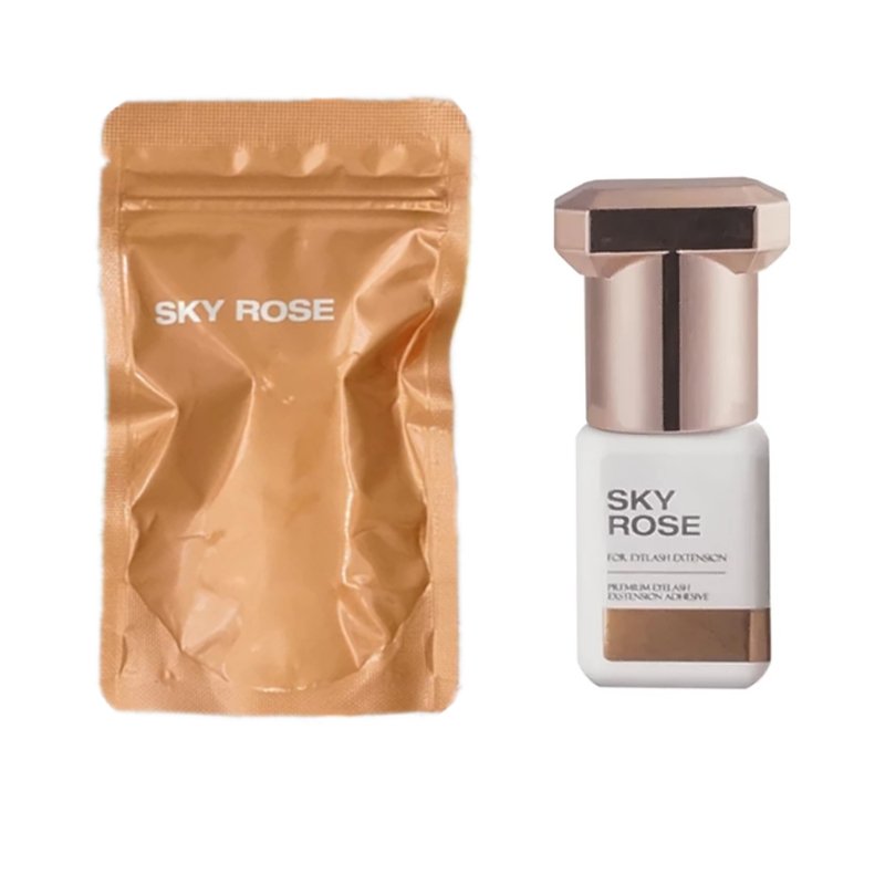 SKY Glue Lady Black Glue For Eyelash Extension Korea 5ml Black Red Blue Cap Beauty Health Lava Lash Shop Makeup Tools Adhesive SKY Rose Glue - Image 12