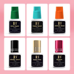 IBeauty Ultra Super Plus Glue for Eyelash Extensions 5ml Korea Original Expert Master Professional IB Gold Wine Red Cap Glue Makeup Tools Shop