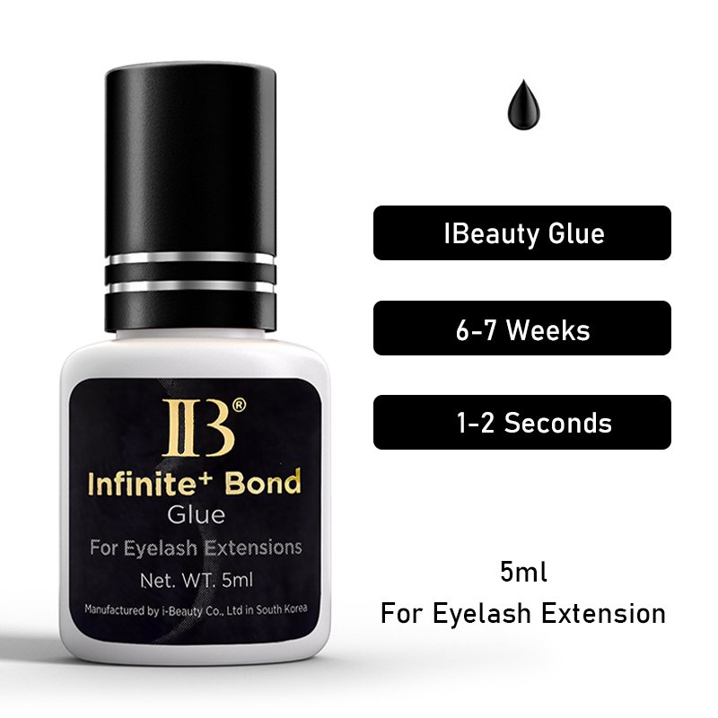 IBeauty Ultra Super Plus Glue for Eyelash Extensions 5ml Korea Original Expert Master Professional IB Gold Wine Red Cap Glue Makeup Tools Shop - Image 11