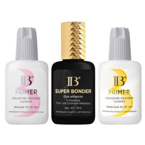 IBeauty Super Bonder Eyelash Extension Glue Primer Premium Clear Rose False Lash Adhesive Suppliers Shop 15ml Alcohol Free Coconut