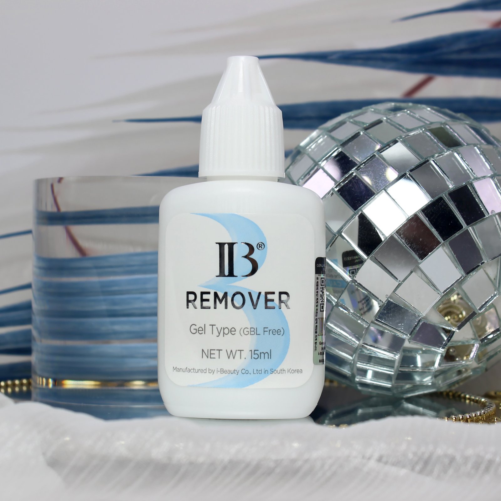 IBeauty Glue Remover Pro GBL Free IB Eyelash Extension Glue 15ml Gel Type Debonder Original Korea Removal Adhesive Hardener - Image 4