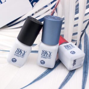 SKY Glue Lady Black Glue For Eyelash Extension Korea 5ml Black Red Blue Cap Beauty Health Lava Lash Shop Makeup Tools Adhesive SKY Rose Glue